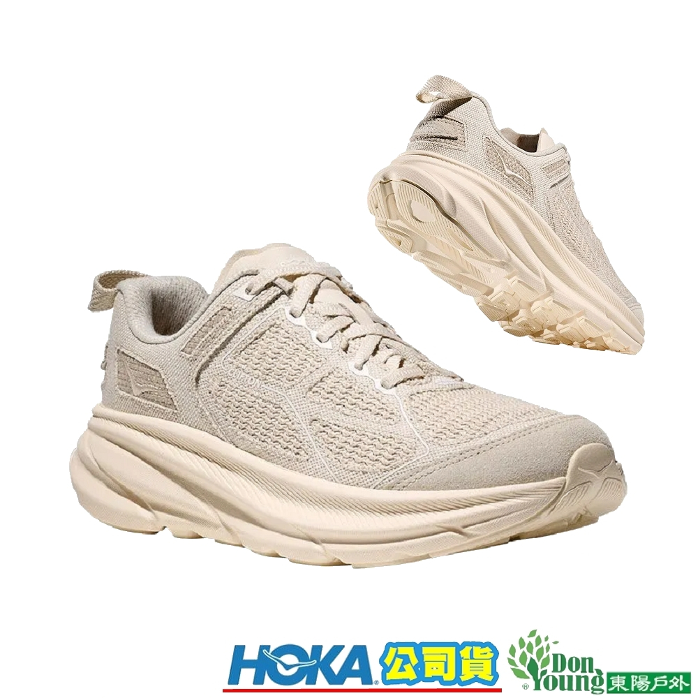 【HOKA 】中性款U Clifton One9 BP 休閒鞋 大理石白 HO1162135ACL