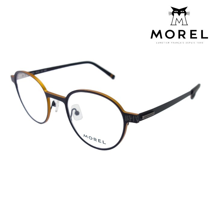 【MOREL】10222O ND03 48mm 法國黑貓 光學眼鏡/鏡框 公司貨 台南時代眼鏡 蔡司優視力專家