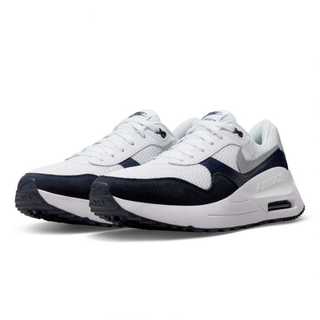 NIKE 籃球鞋 AIR MAX SYSTM 麂皮 氣墊 運動鞋 DM9537-002 白深藍 男鞋US10