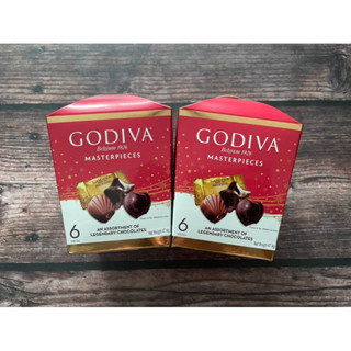 全新現貨GODIVA經典大師巧克力禮盒6入裝47.4g(含餡) 巧克力 情人節 禮物