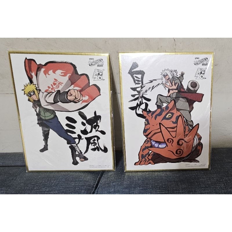 🔥絕版現貨🔥火影忍者 動畫20週年特展 周邊 簽名板 四代目火影 波風水門 湊 自來也