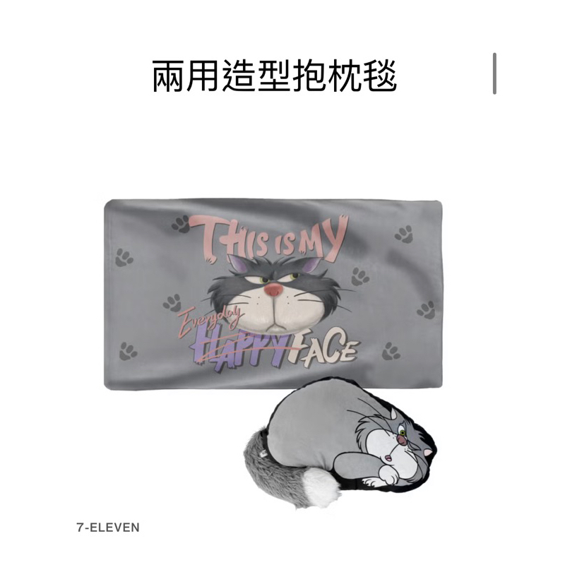7-11限定 迪士尼魯斯佛 造型抱枕毯 造型搥背棒公仔 絨毛 保溫瓶禮物 壞壞貓 圓筒收納桶