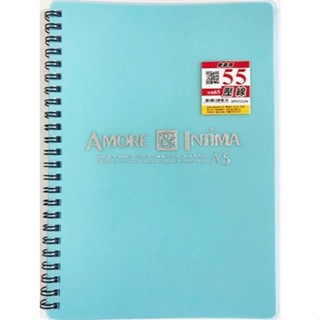 加新 3PP2532N 25K A5 果凍PP活頁筆記本 線圈活頁筆記 壓線空白筆記 側翻 60張入 A5筆記本
