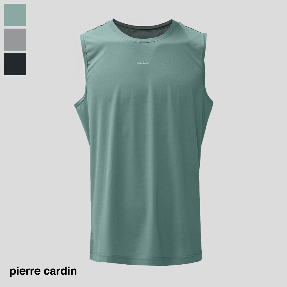 【pierre cardin 皮爾卡登】抑菌消臭速乾寬肩背心-SPC2427