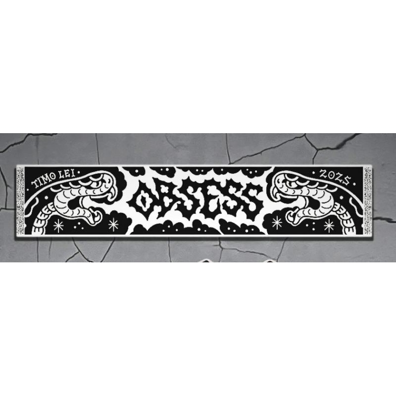 OBSESS毛巾 音樂祭毛巾