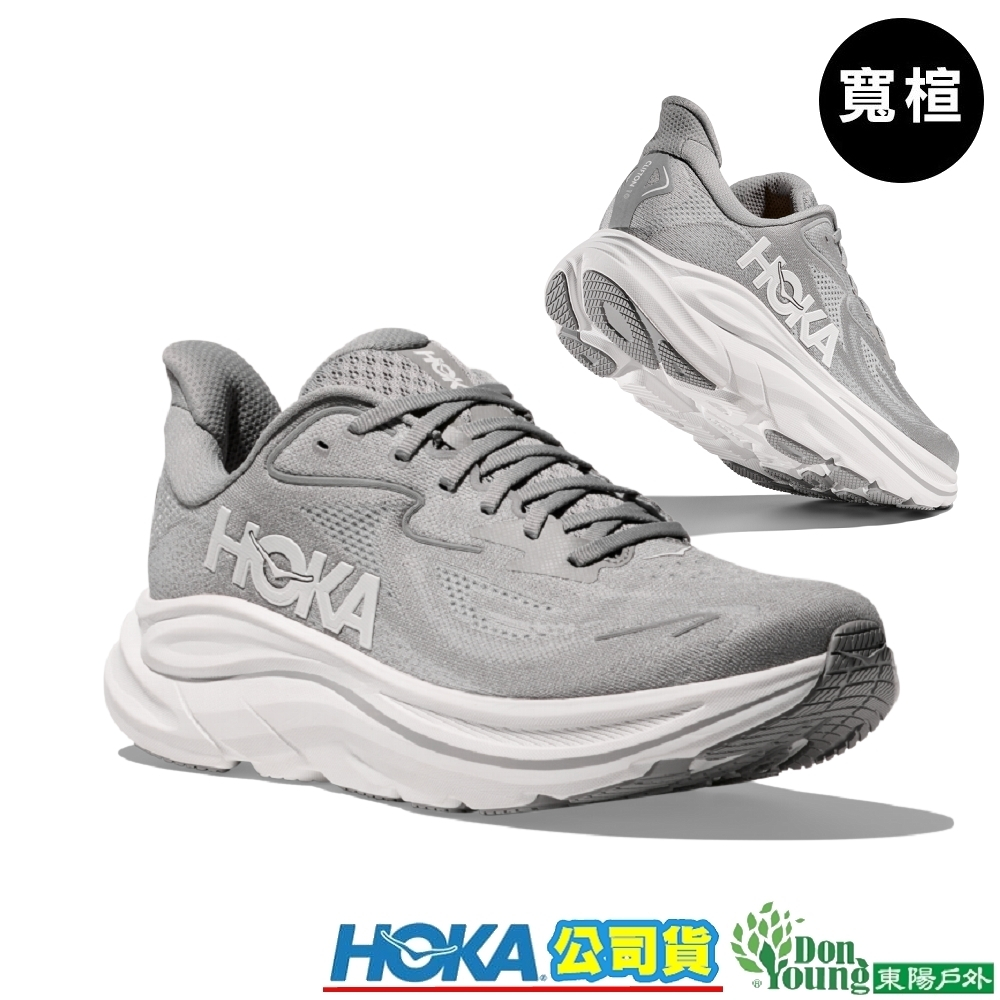 【HOKA】男 Clifton 10 wide 寬楦 路跑鞋  HO1162032STLLR