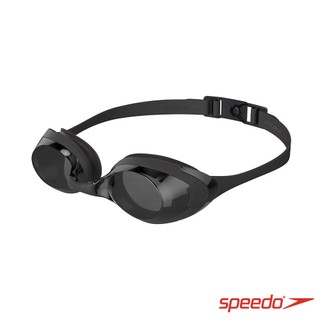 【Speedo】成人運動泳鏡 Cyclone 3 黑/灰