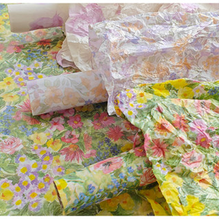 【盒情盒禮】10張 油菜花園 雪梨紙 禮品包裝 花束包裝內襯紙 皺皺紙 包衣服紙 包水果 填充紙 禮物包裝紙