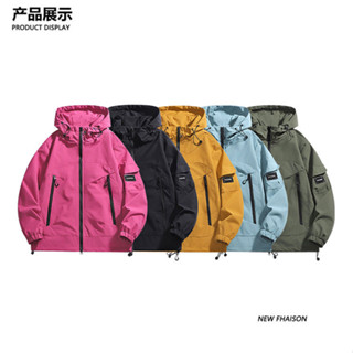 桃園出貨優品韓版GLM春秋情侶衝鋒衣戶外登山服外套男女防風防水運動夾剋