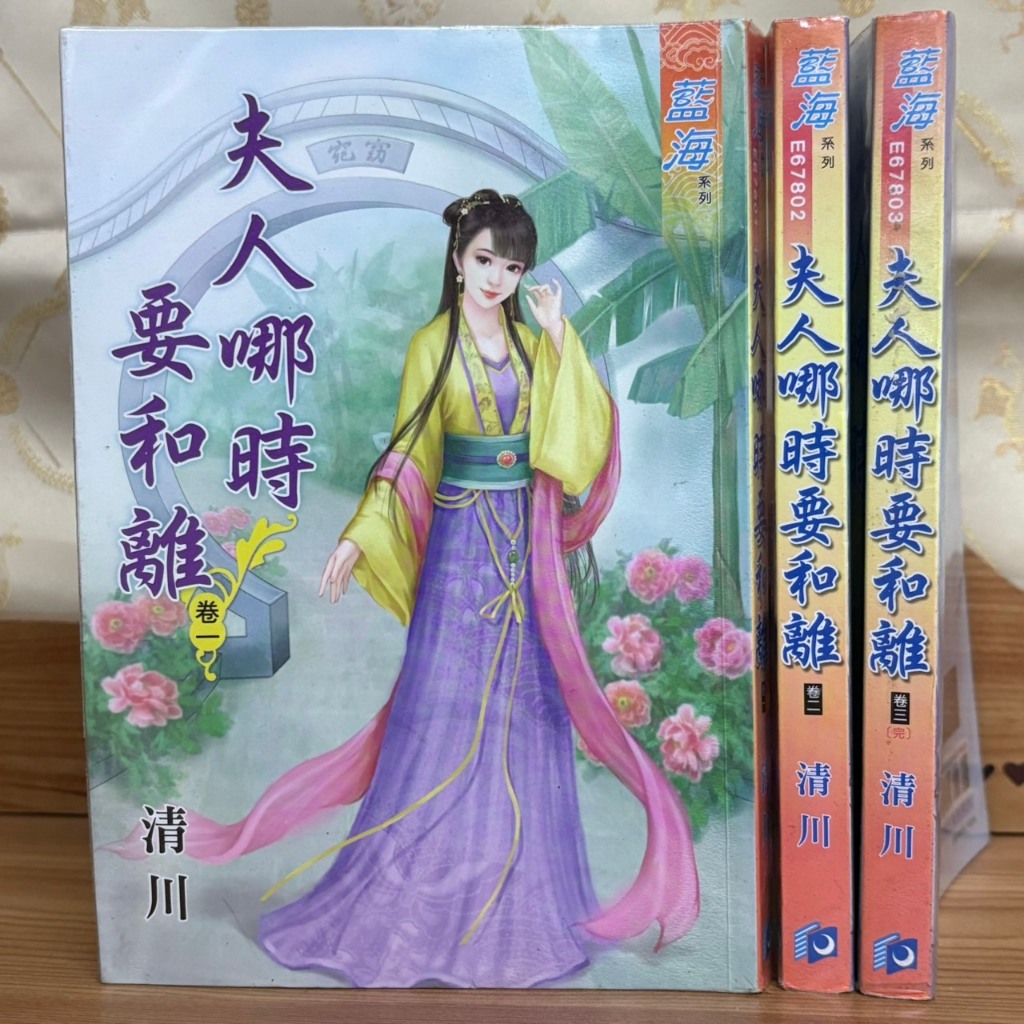 藍海系列 文創風小說 夫人哪時要和離🏠親子愛❤️另一片君心落江南 小地主種藥日常 公子有點忙 田園財妻 長媳難當 二手書