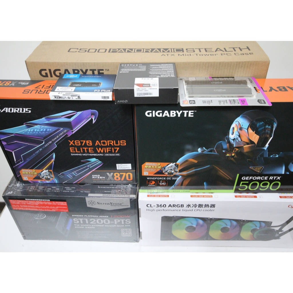 [ 現貨 ] R7 9800X3D 主機 技嘉 5090 WINDFORCE OC 32G