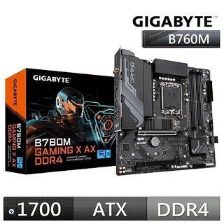 GIGABYTE 技嘉 B760M GAMING X AX DDR4 Intel 主機板