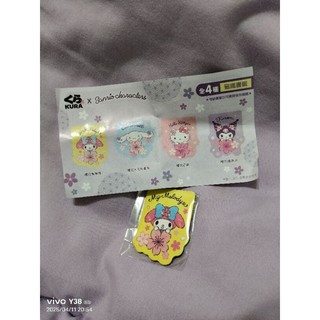 藏壽司X Sanrio characters 三麗鷗磁鐵書籤 美樂蒂 大耳狗