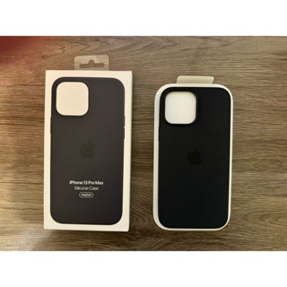 Apple iPhone 13 pro max原廠矽膠保護殼（黑）