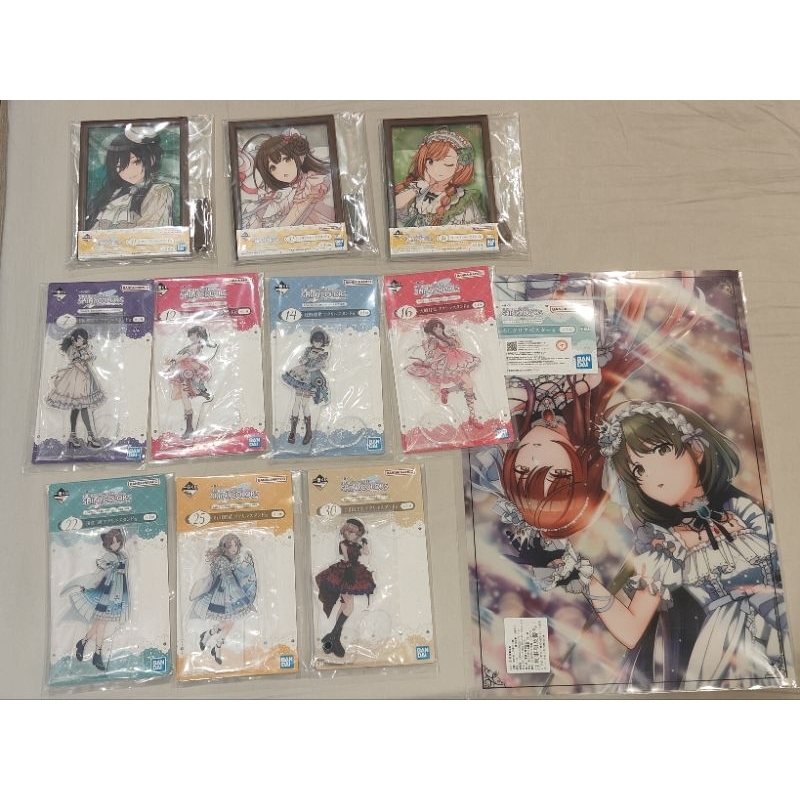 全新 萬代 偶像大師 閃耀色彩 SC 一番賞 立牌 海報 相框 插畫板 小賞