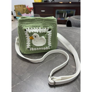 『毛線🧶玩家』鉤針編織包包 小鴨包 手作包包