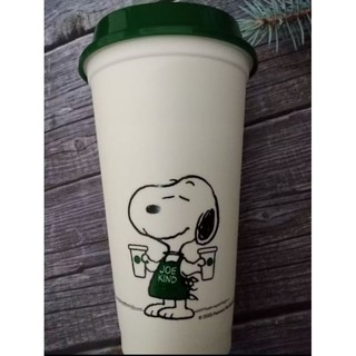 （新品限量現貨搶手限定款/最後3入）可愛史努比Snoopy聯名星巴克STARBUCKS咖啡隨行杯 (咖啡師史努比款）