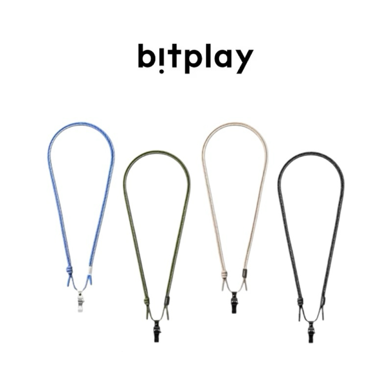 【bitplay】 6mm撞色掛繩V2（附掛繩通用墊片）手機掛繩背帶 手機墊片 燕麥砂 暗夜黑 苔蘚綠 天幕藍
