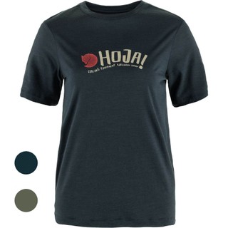 Fjallraven 小狐狸 女款 美麗諾羊毛混紡短袖T恤 Hoja Wool T shirt 14600205