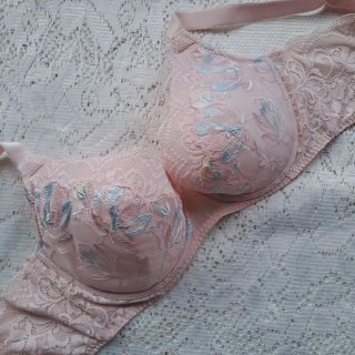 ＊絕色塑身衣館*【華歌爾-蕾絲繡花款~粉色上衣~】~85E~~下標前請務必看賣場介紹~直購590元~
