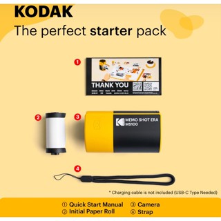 現貨 柯達 Kodak MS109 防水貼相紙 9卷補充裝 MS100 Memo Shot 即時數位相機 標籤印表機