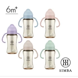 小獅王Simba 蘊蜜柏金PPSU防漏滑蓋學習水杯270ml