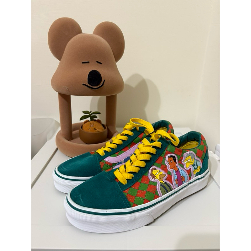 Vans x The Simpsons 聯名辛普森 Old skool 棋盤格紋印花帆布鞋