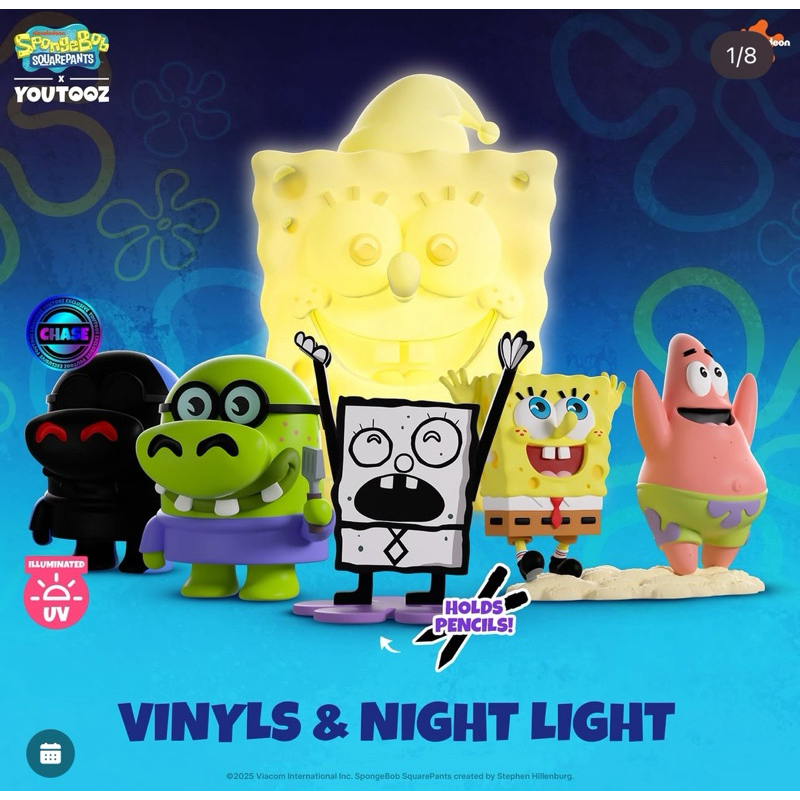 預購｜ 官方授權 Youtooz 海綿寶寶SPONGEBOB SQUAREPANTS 公仔/限量玩偶