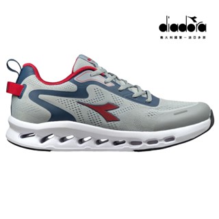 DIADORA 男鞋 男段運動生活 時尚 休閒鞋 DA71597 灰紅 輕量 耐磨 減壓 運動鞋 官方旗艦店