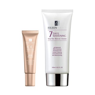 妍霓絲 晶靈光感CC霜30ML +SPF50+璀璨光透白胺基酸洗顏蜜100ml 《官網直售》