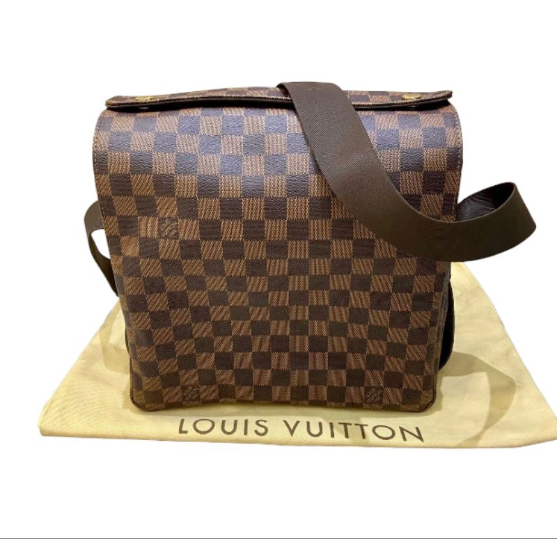 LV LOUIS VUITTON  路易威登 N45255棋盤格 郵差包 斜背包【保障真品&超低價可刷卡分六期】