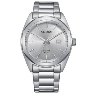 CITIZEN 星辰錶 簡約白麵錶 石英男錶 日期顯示 防水五十米 41mm BI5110-54A 臺灣原廠公司貨