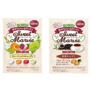 【元氣小舖】日本原裝 Sweet Marvie Candy 綜合水果風味//紅茶 還原麥芽糖 無糖低卡糖果 49g