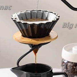 咖啡用品 咖啡濾杯 手衝支架滴漏式分享壺套裝家用陶瓷過濾杯萃取滴濾式咖啡壺