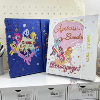 臺灣發貨/免運 A5小馬寶莉卡冊 磁扣防水 磁扣3存拍立得收納冊 可新增內頁 彩虹小馬卡片收集冊 小馬 寶莉 卡片