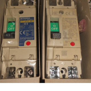日本三菱 MITSUBISHI 無熔絲開關NF63-SW 2P 5-60A 斷路器14KA(同士林NF50-SN)