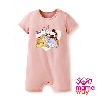 【Mamaway媽媽餵】BABY 迪士尼棉質連身包屁衣-維尼與好朋友