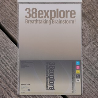 38explore｜貼紙 38-kT Dress up Sticker - Process color / Black