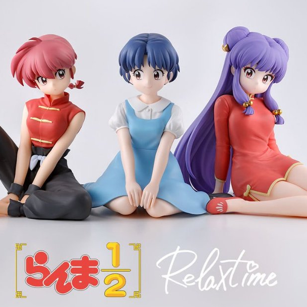 🔥鹿本🔥全新 日版 景品 BANPRESTO 亂馬1/2 Relax time 亂馬 天道茜 珊璞 公仔 模型