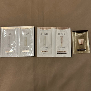 💖現貨 快速出貨💖 SHISEIDO 資生堂ELIXIR 化妝水 乳液 藥用UV乳液 膠原緊V膨潤霜 共5包一起賣💕