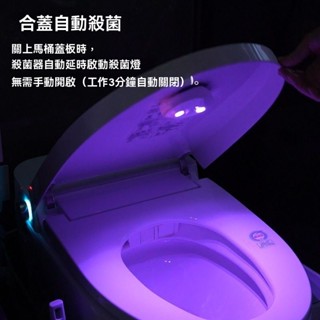 臺灣出貨 德國智慧感應自動馬桶消毒器 馬桶自動清潔 家用紫外線殺菌去除廁所異味 馬桶消毒 廁所消毒 殺菌除臭