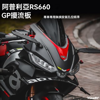 臺灣出貨🔥定風翼 適用阿普利亞RS660 改裝下唇定風翼 GP擾流板 前唇 側風翼 風刀 加高油箱罩 競技風擋 碳纖紋