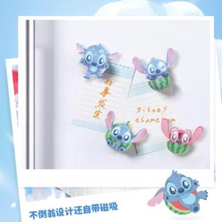 玩具研究中心 現貨 Disney迪士尼 星際寶貝 史迪奇 喫瓜磁鐵不倒翁 隨機出貨一款