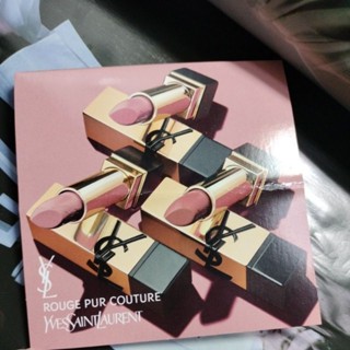 ysl 奢華緞面唇膏。試色卡 2026/12