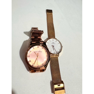 [二手]MARC JACOBS & DW玫瑰金手錶
