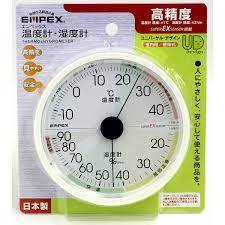【94iNippon】代購 日本境內販售 日本製 EMPEX 溫濕度計 高精準家用室內 壁掛式 溫濕度計