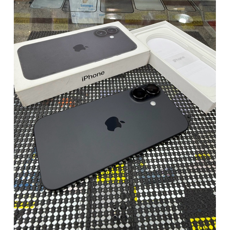 【二手/盒裝/電池100%/保固2025.09.22/6.1吋】9成新Apple iPhone 16 256g 黑色