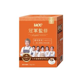 買一送一共2盒 UCC冠軍監修蜜柑堅果香濾掛式咖啡10g*10入