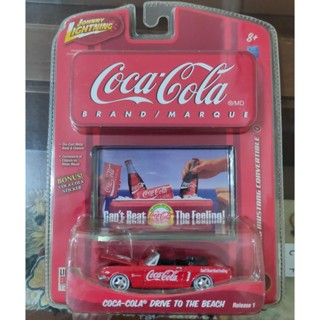 美國可口可樂與JOHNNY LIGHTNING復刻福特FORD MUSTANG模型車