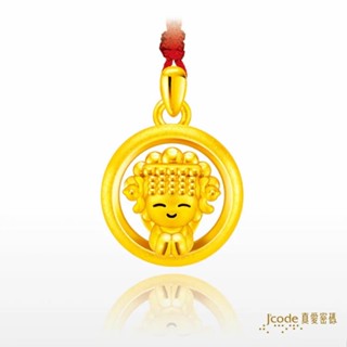 【J’code真愛密碼】✨珠寶盒裝✨白沙屯 有緣媽祖 黃金墜子 9999純黃金 項鍊 圓形 美鑫 25白沙屯媽祖